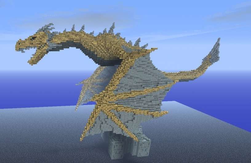 Dragon Skyrim Minecraft - Lotaviin