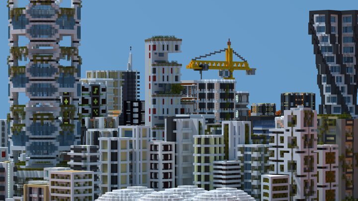 Metropolis mapa Minecraft