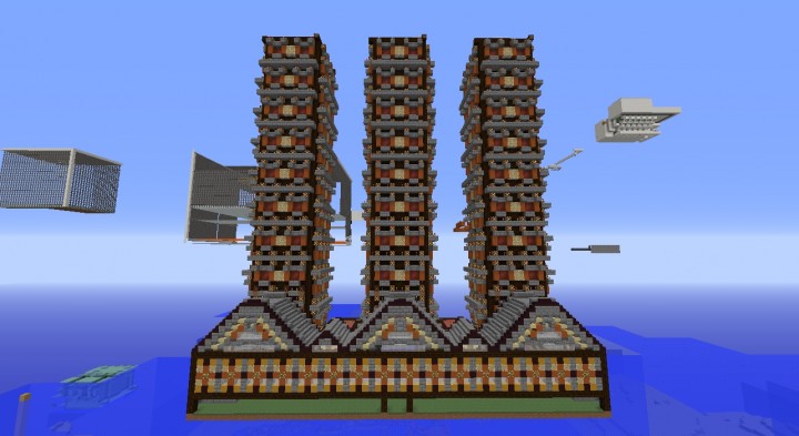 Mapa parkour 3 niveles para Minecraft