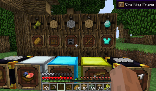 Super Crafting Frame Mod para Minecraft 1.11